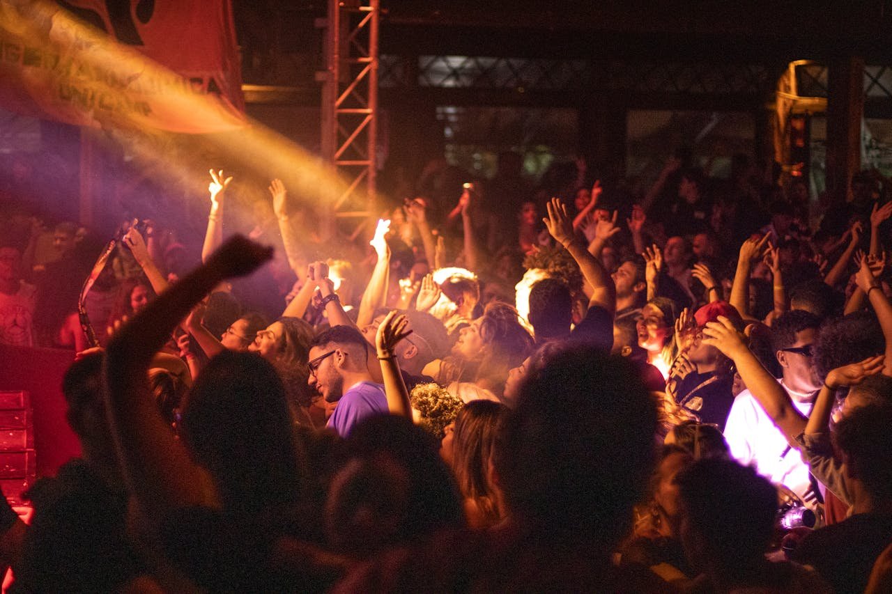 partying
